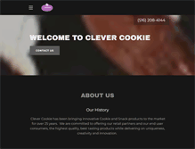 Tablet Screenshot of clevercookie.com